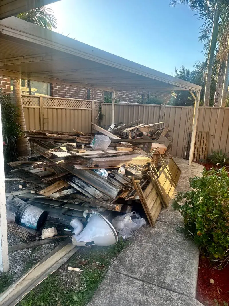 Backyard Cleanup - Before